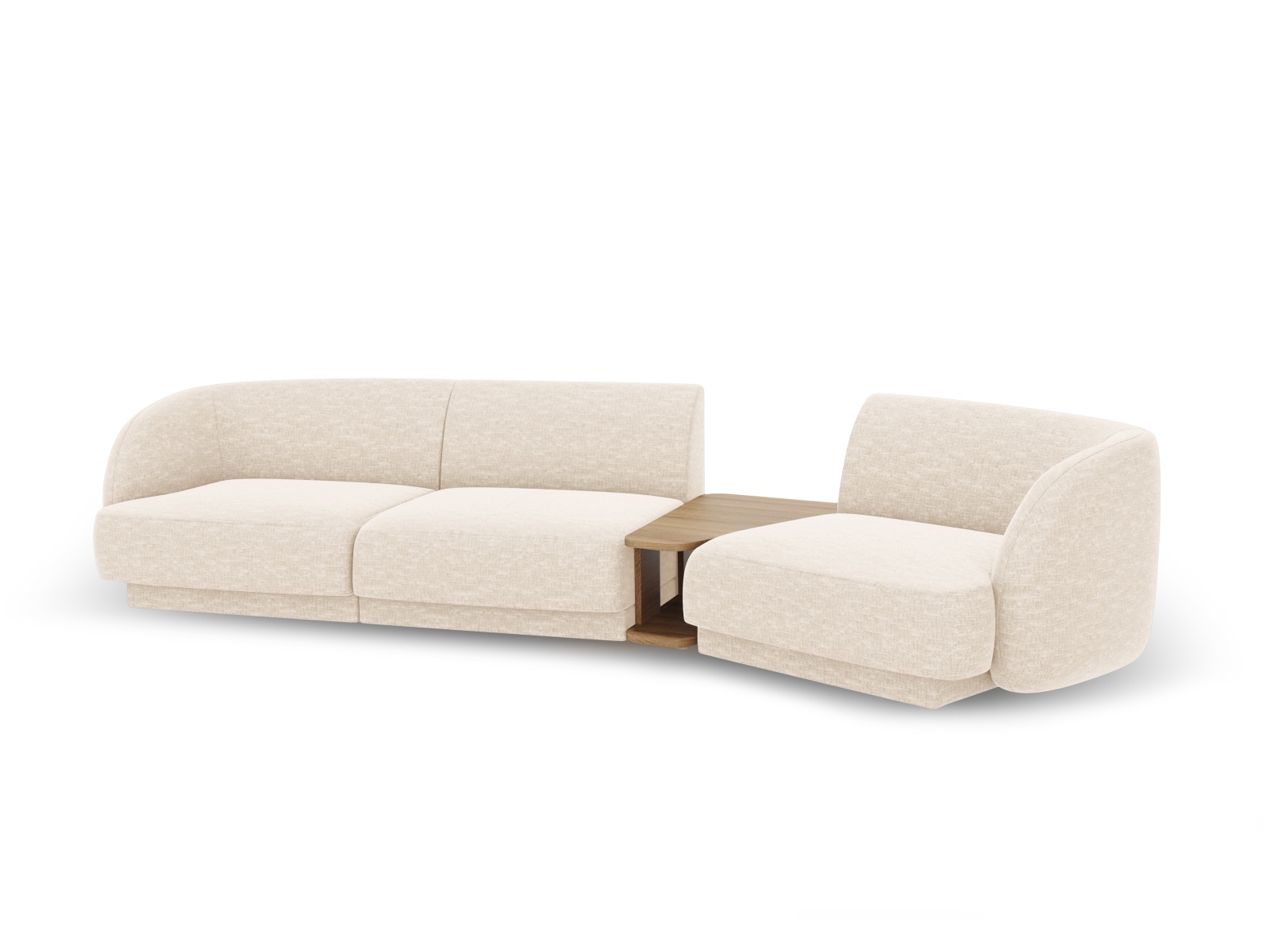 Right Modular Sofa, "Miley", 3 Seats, 303x126x70