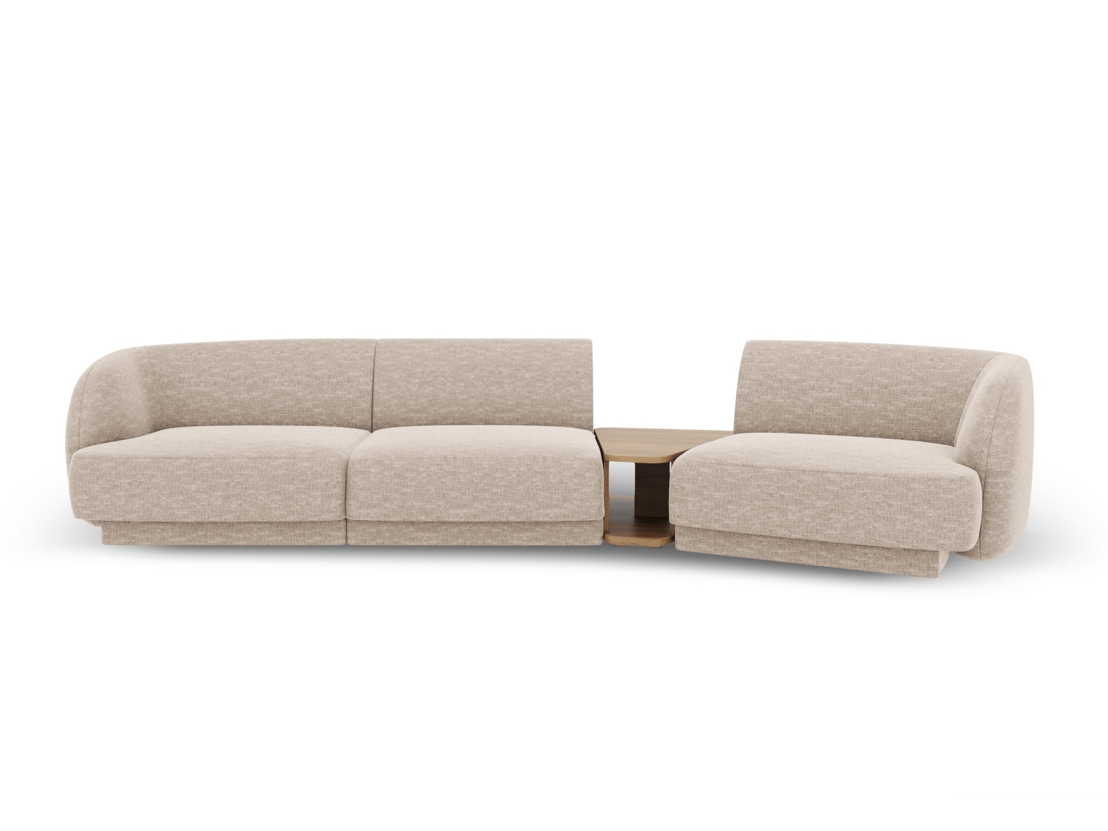 Right Modular Sofa, "Miley", 3 Seats, 303x126x70