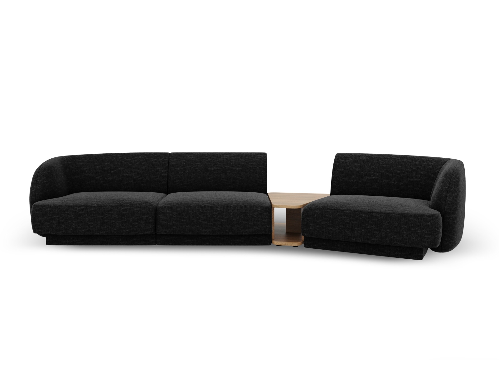Right Modular Sofa, "Miley", 3 Seats, 303x126x70