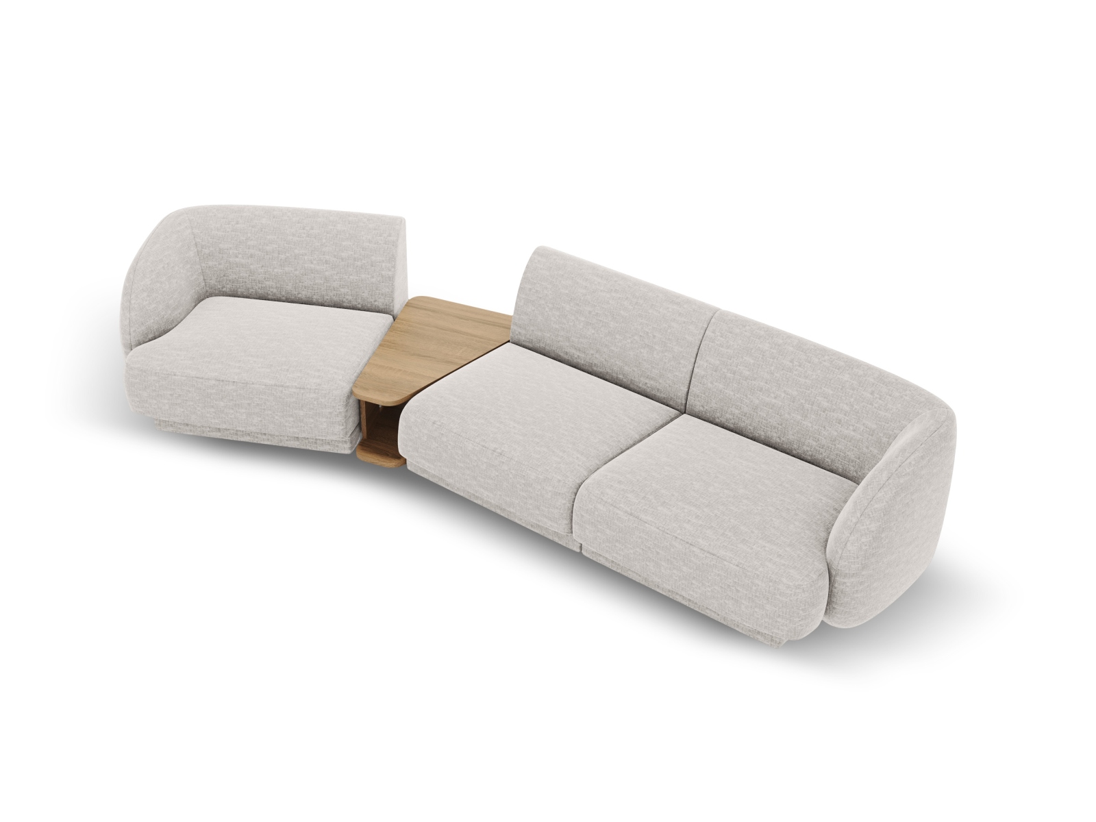 Left Modular Sofa, "Miley", 3 Seats, 303x126x70