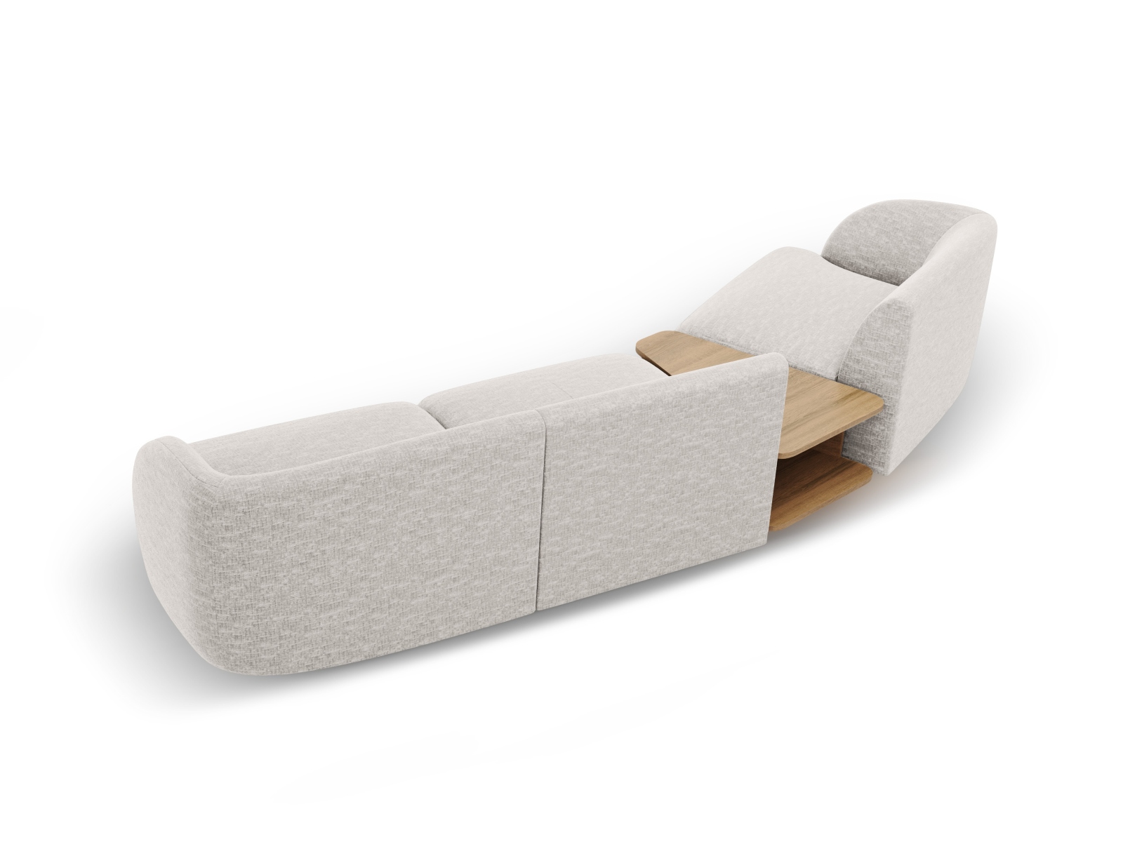 Left Modular Sofa, "Miley", 3 Seats, 303x126x70
