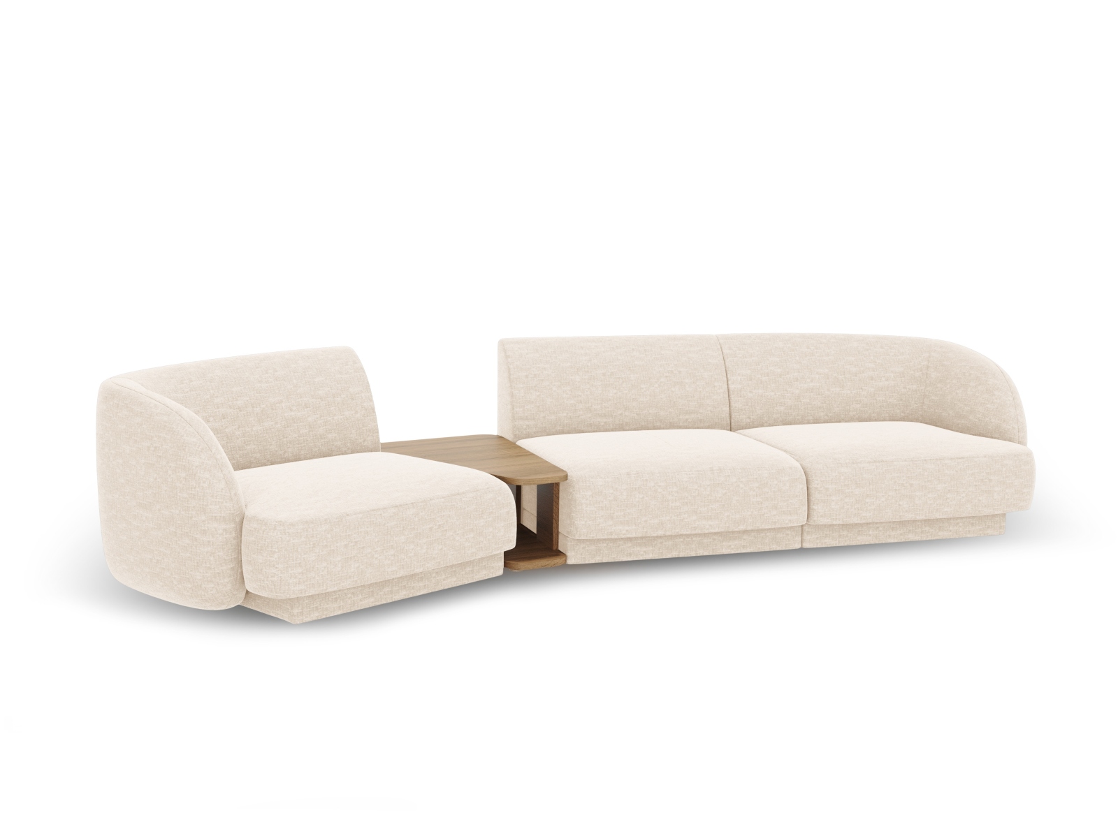 Left Modular Sofa, "Miley", 3 Seats, 303x126x70