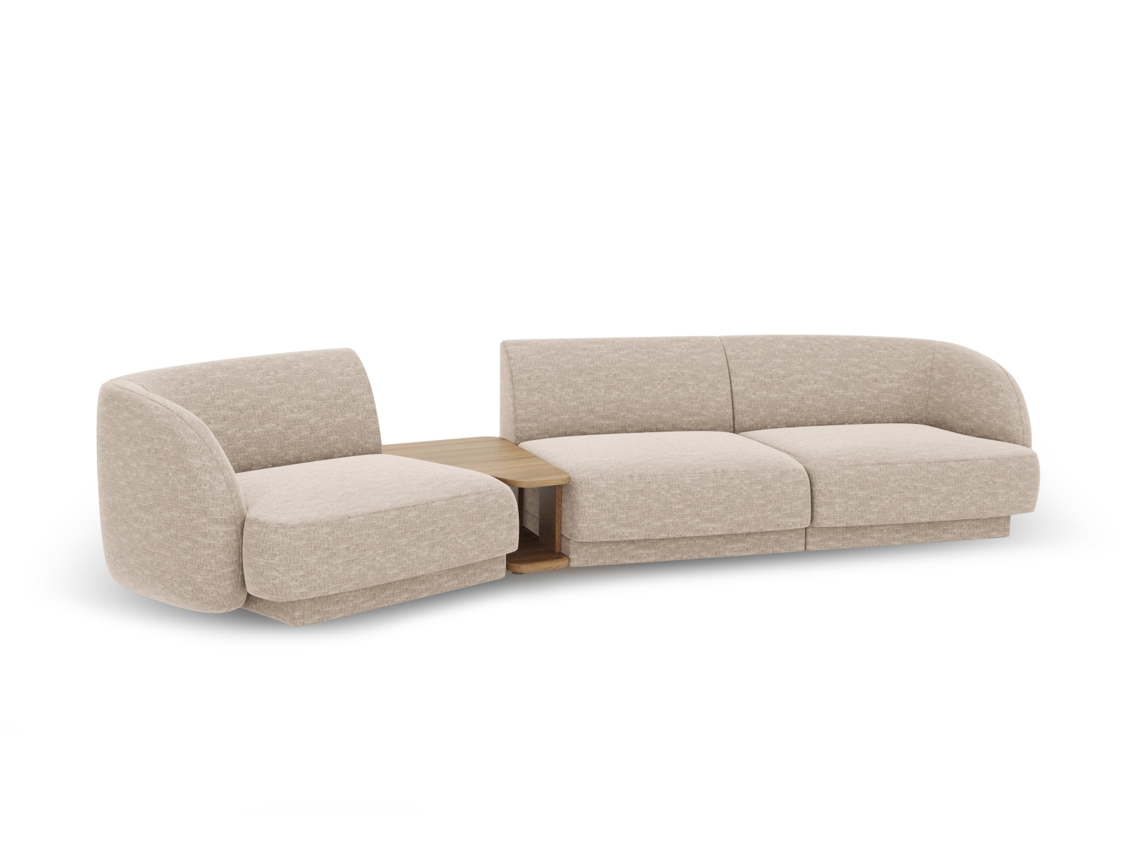 Left Modular Sofa, "Miley", 3 Seats, 303x126x70