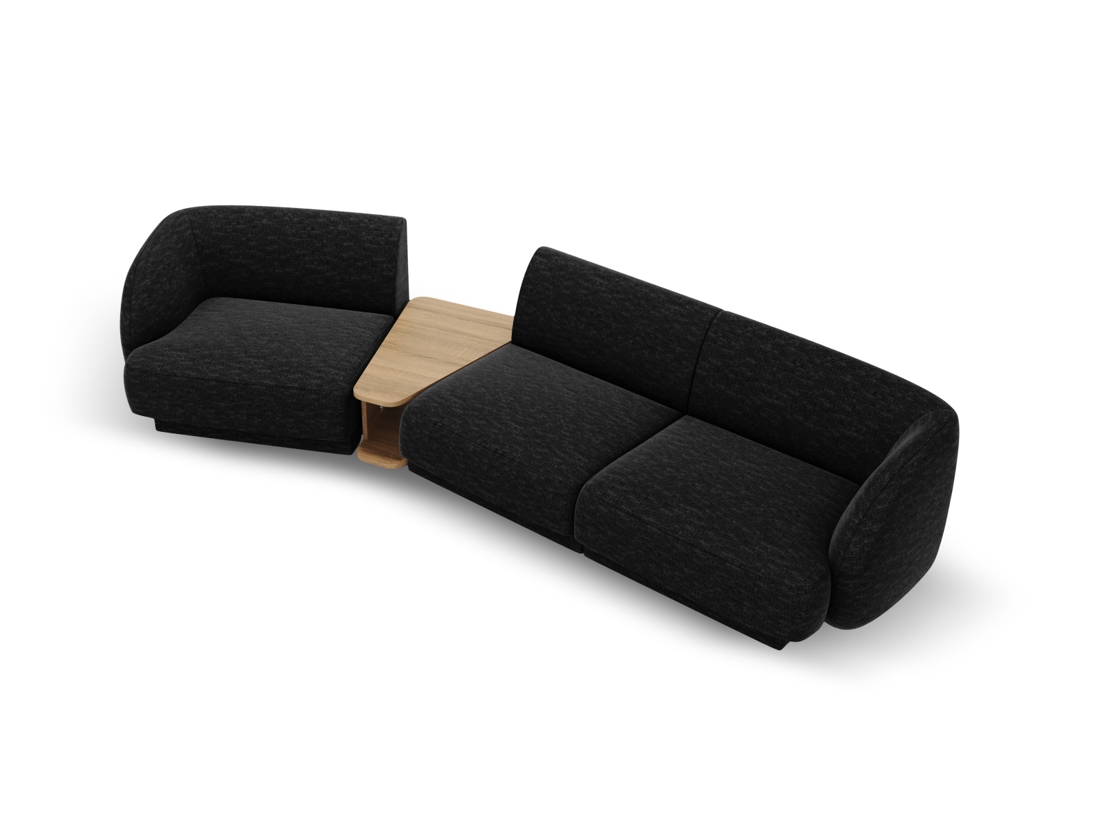 Left Modular Sofa, "Miley", 3 Seats, 303x126x70