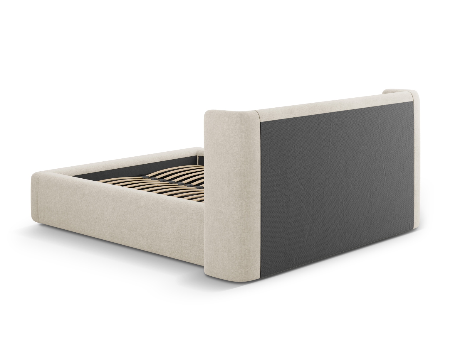 Storage Bed With Headboard, "Jolene", 204x230x100