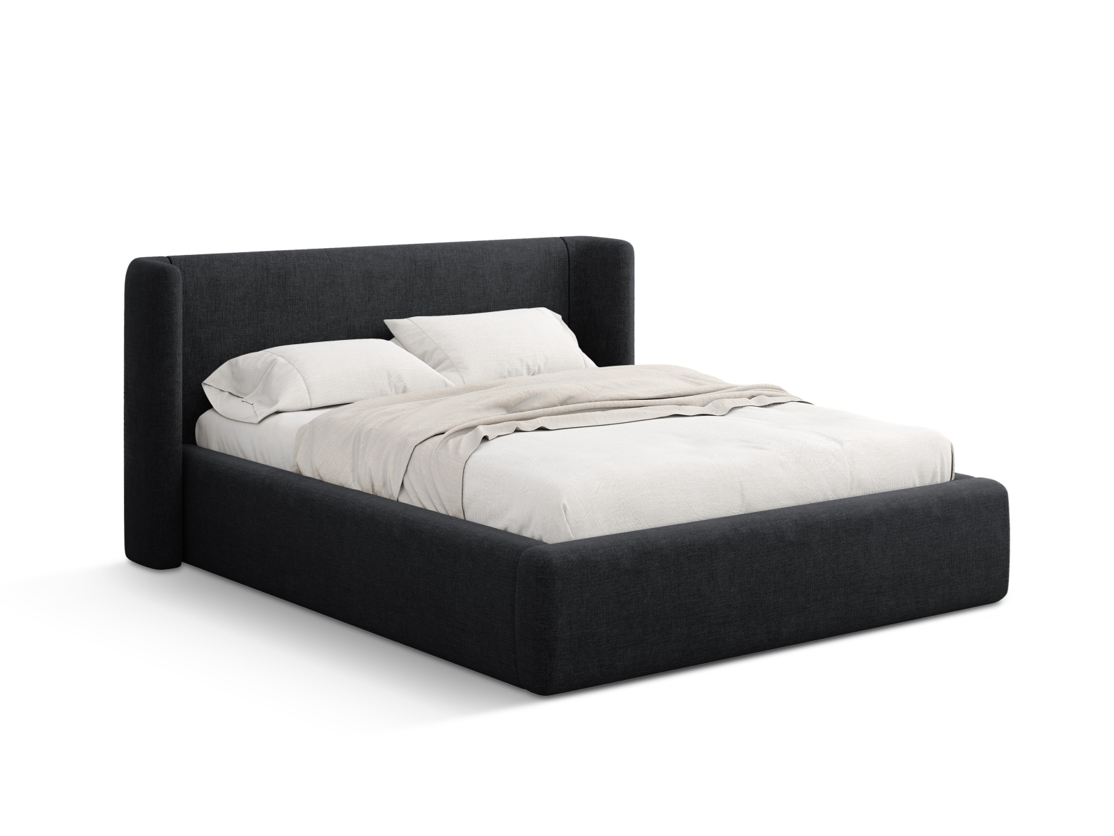 Storage Bed With Headboard, "Jolene", 204x230x100