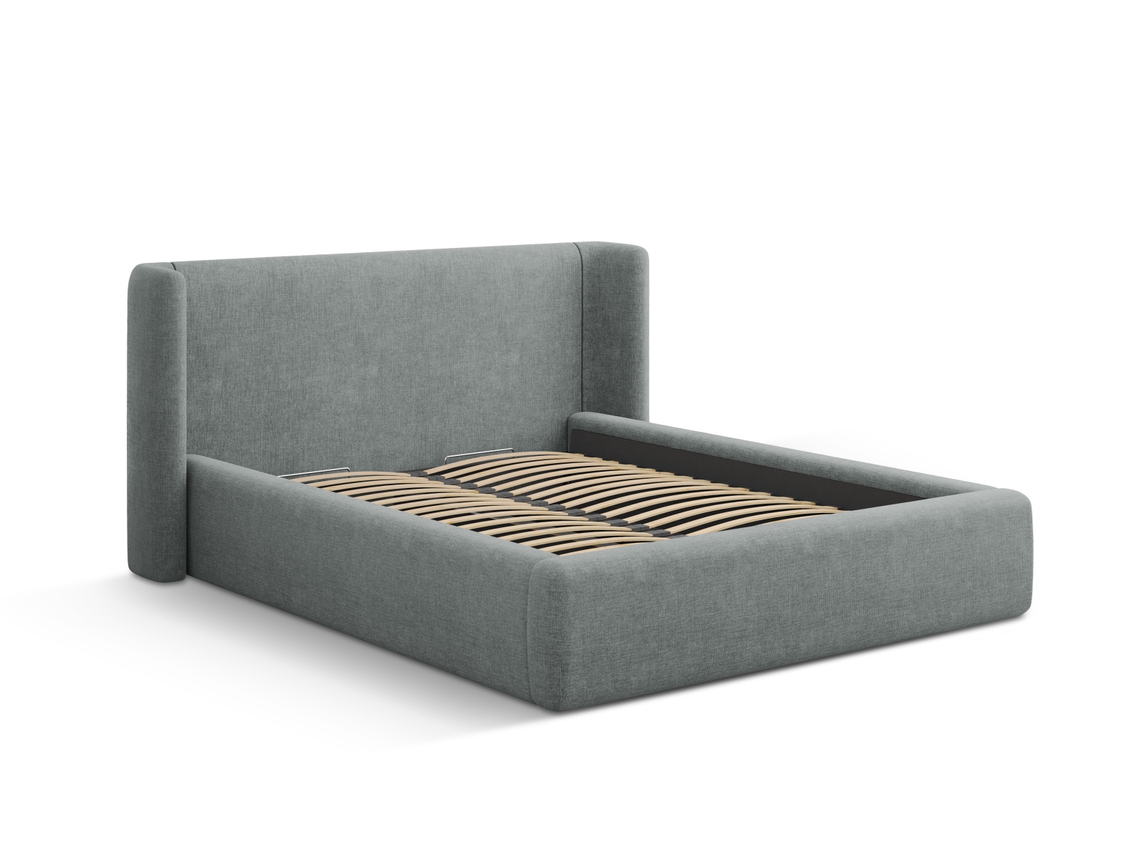 Storage Bed With Headboard, "Jolene", 204x230x100