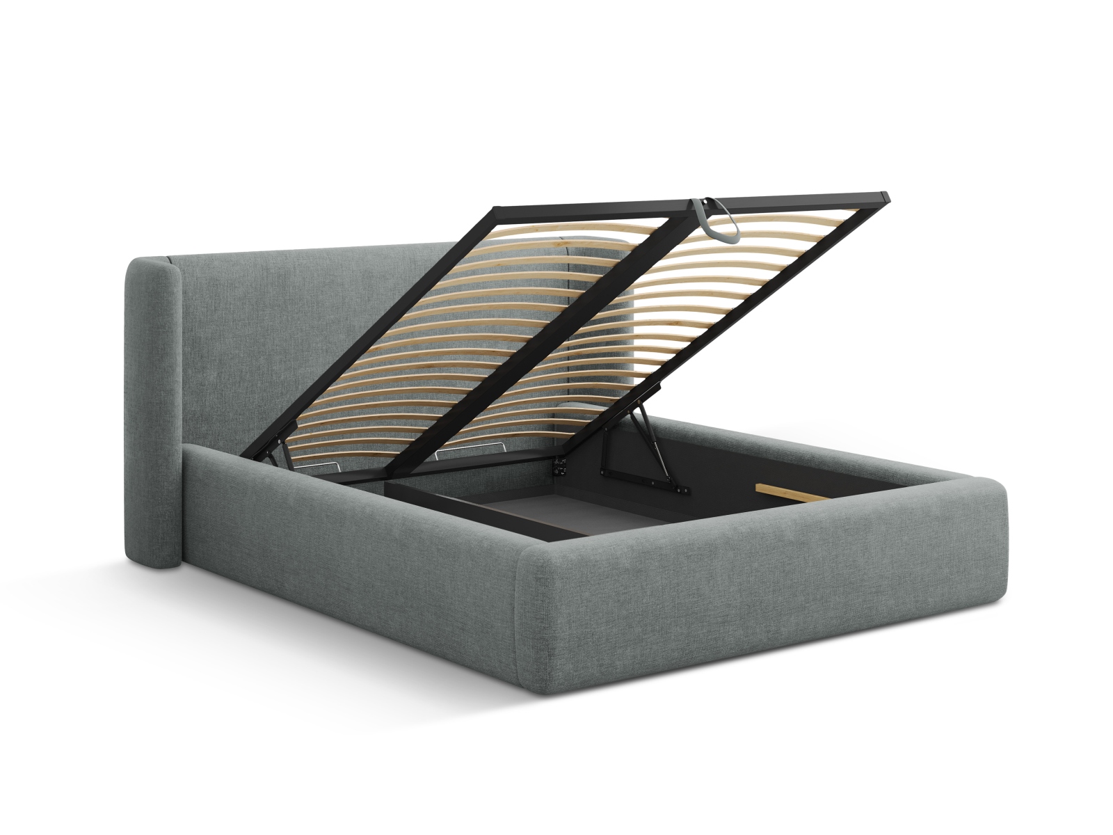 Storage Bed With Headboard, "Jolene", 204x230x100