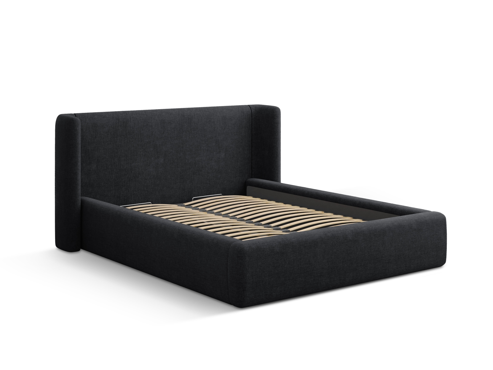 Storage Bed With Headboard, "Jolene", 204x230x100