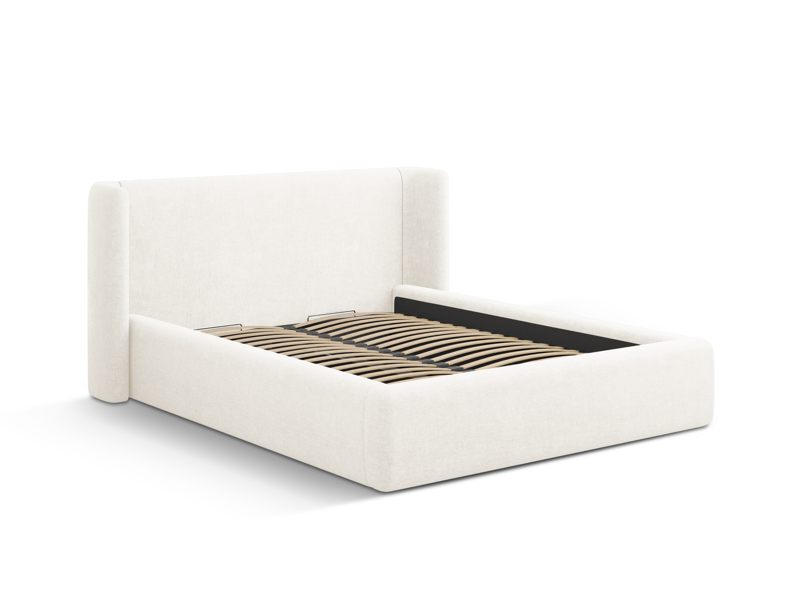 Storage Bed With Headboard, "Jolene", 224x230x100