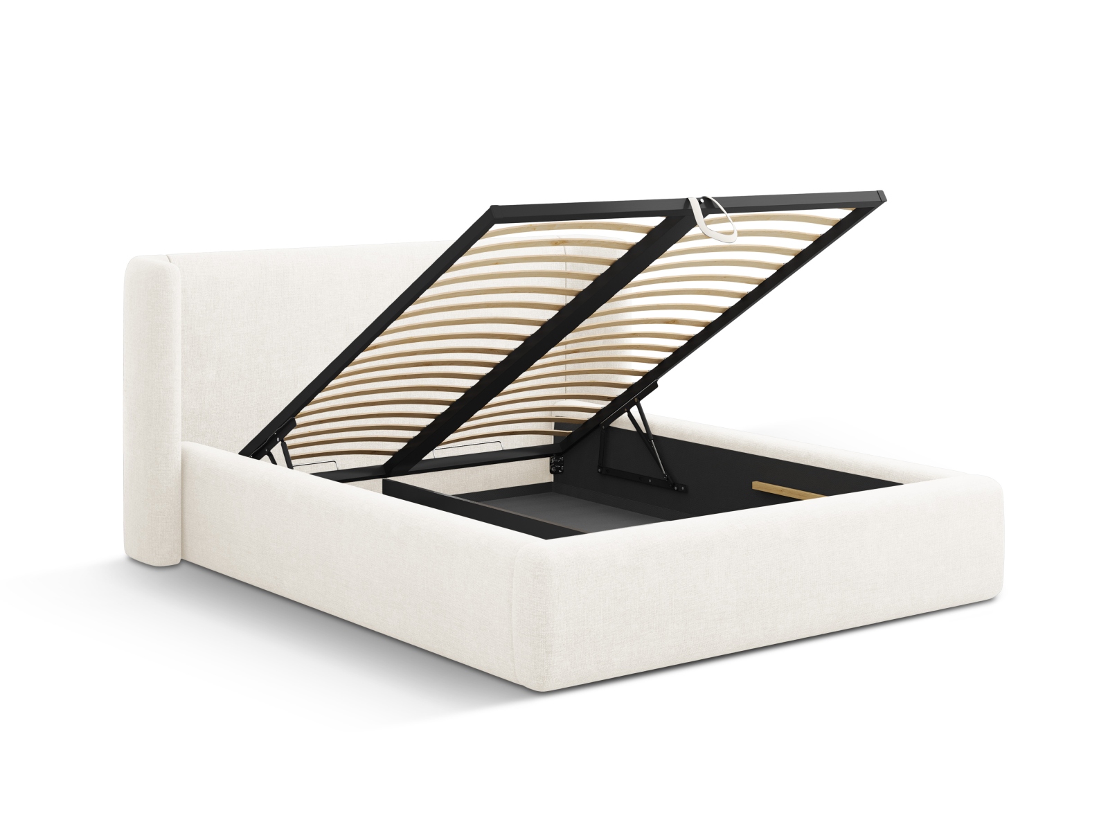 Storage Bed With Headboard, "Jolene", 224x230x100