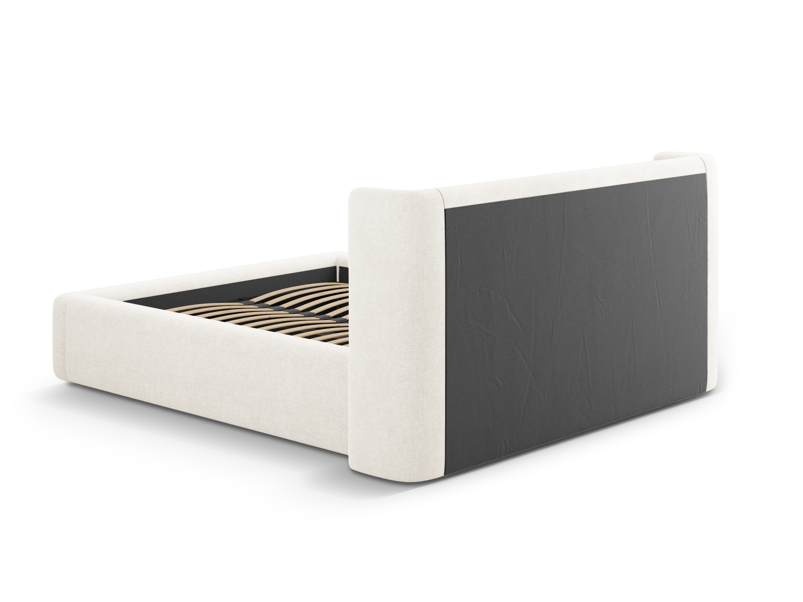 Storage Bed With Headboard, "Jolene", 184x230x100