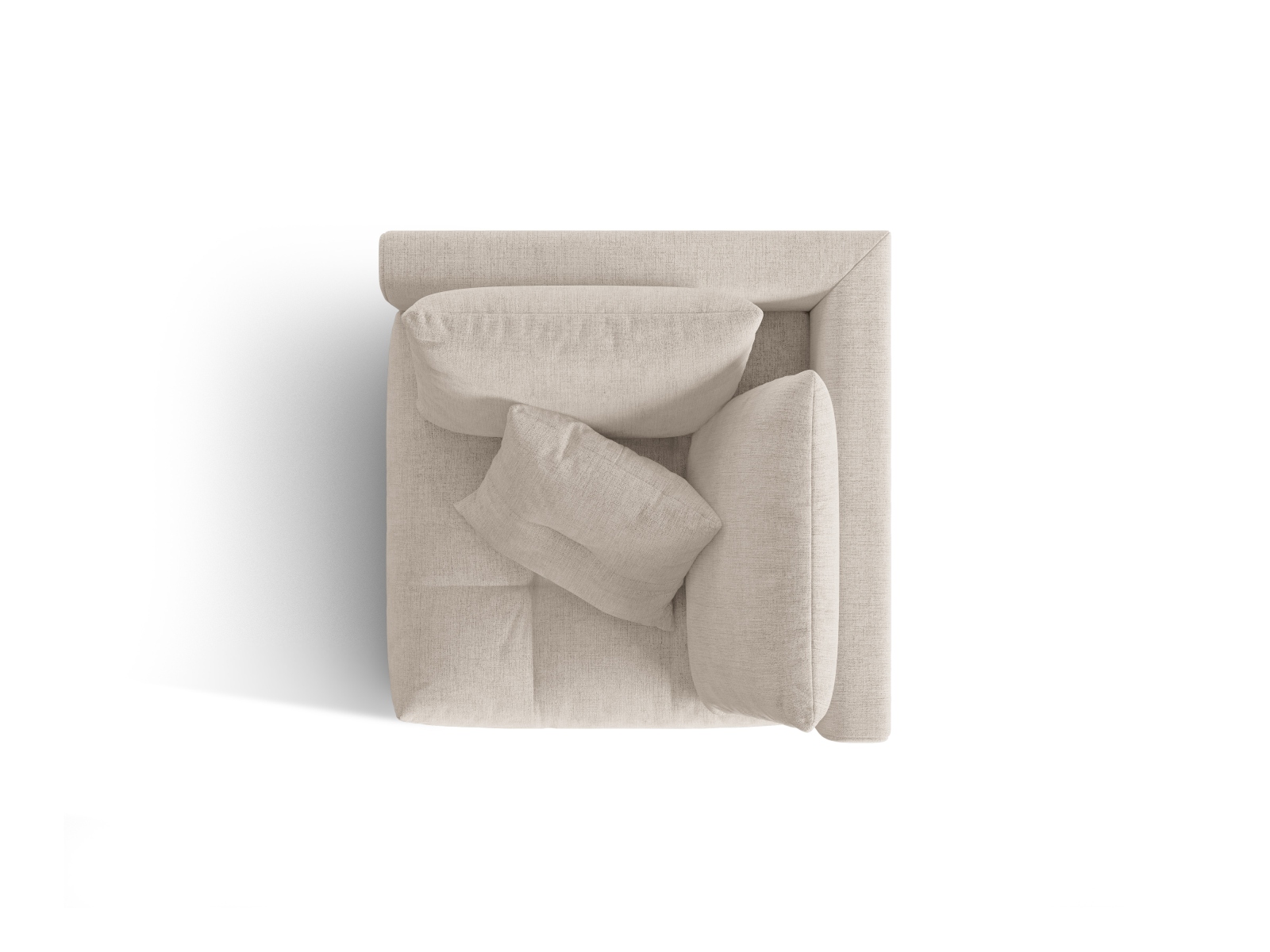 Corner Modul, "Bloom", 1 Seat, 105x105x97