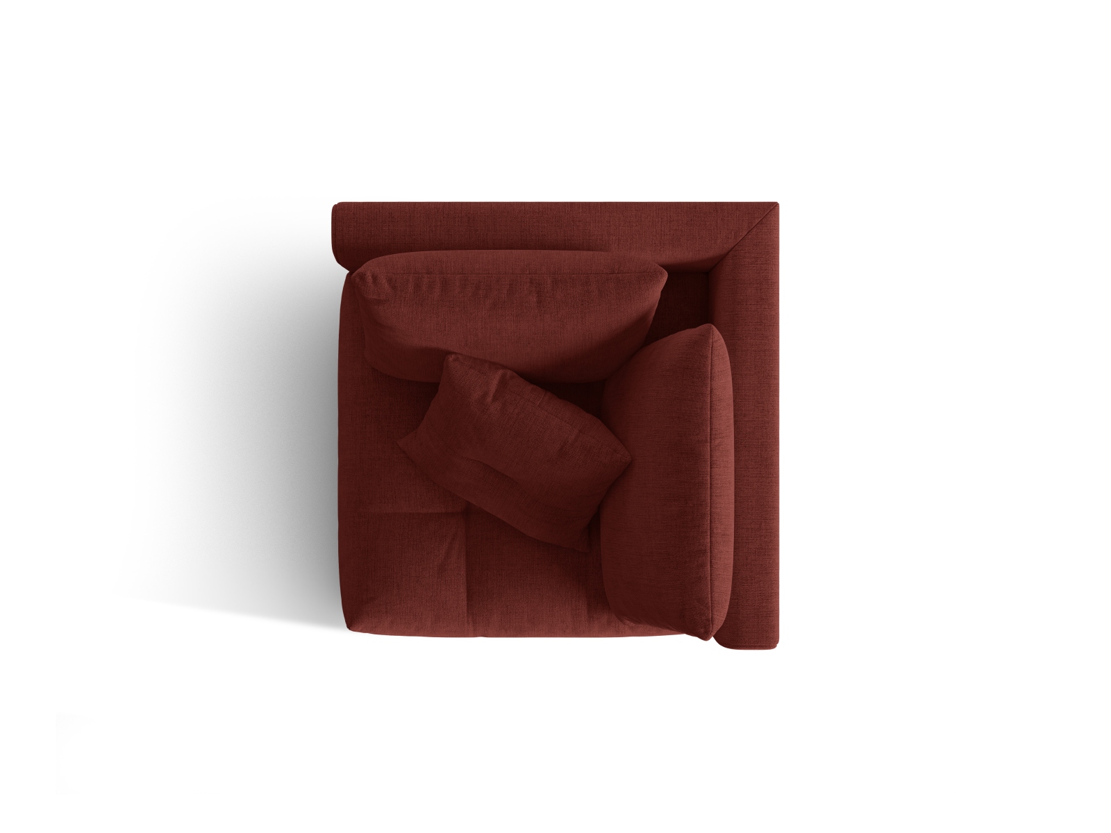 Corner Modul, "Bloom", 1 Seat, 105x105x97