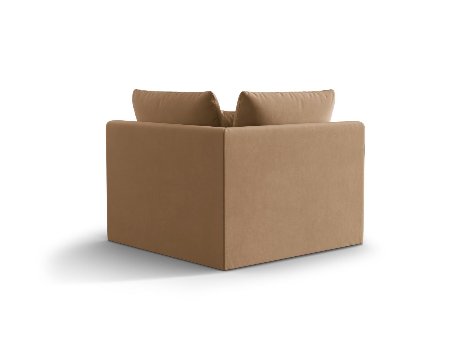 Velvet Modul Corner, "Bloom", 1 Seat, 105x105x97