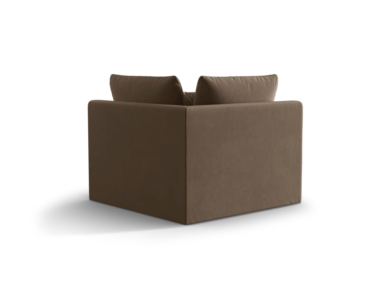 Velvet Modul Corner, "Bloom", 1 Seat, 105x105x97