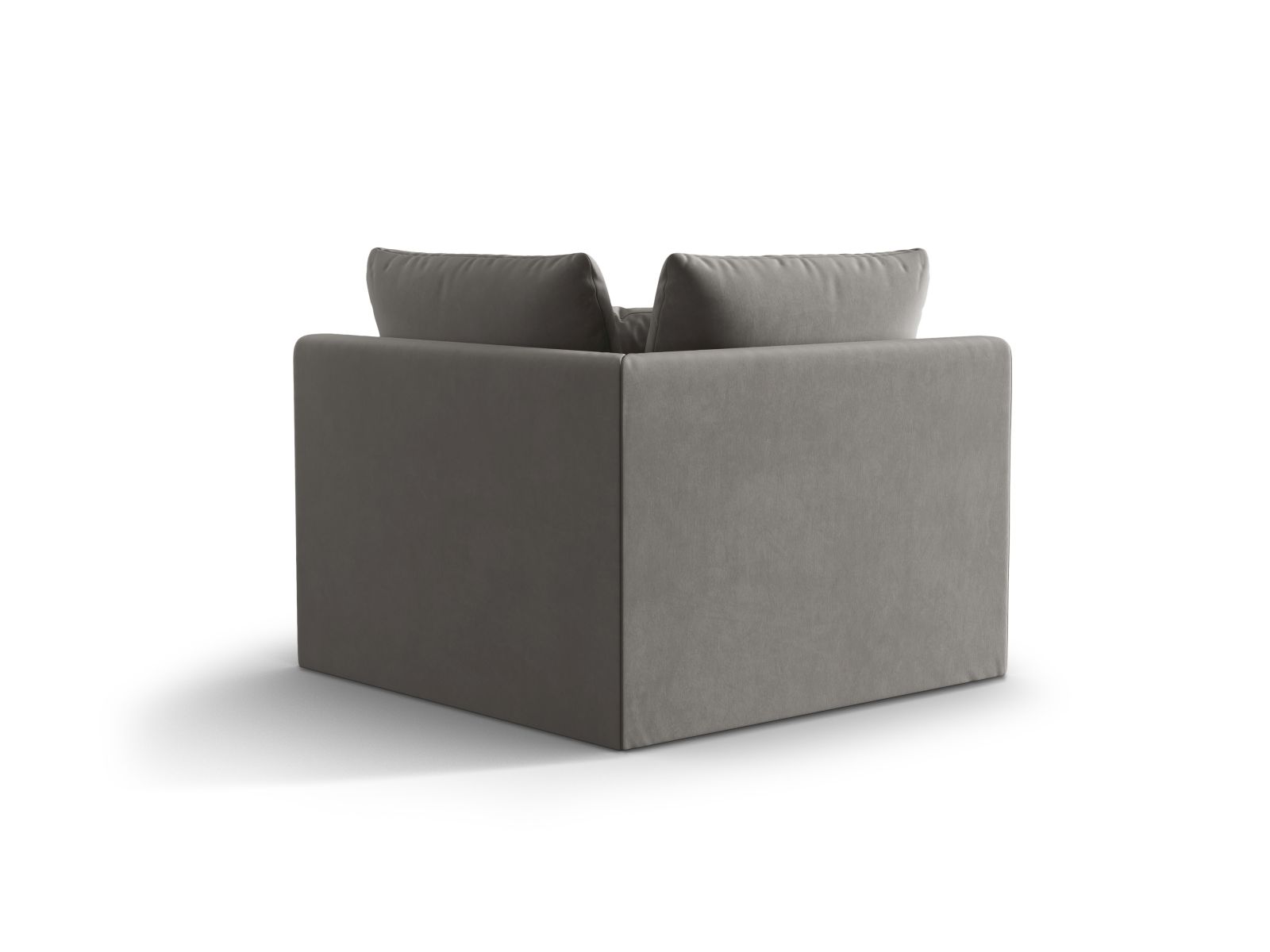 Velvet Modul Corner, "Bloom", 1 Seat, 105x105x97