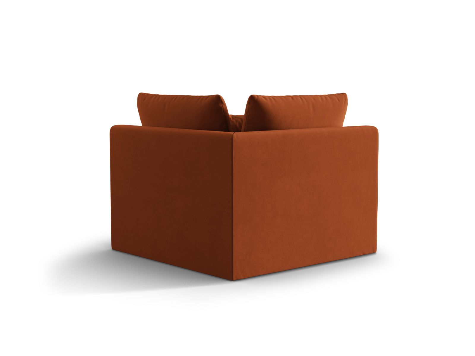 Velvet Modul Corner, "Bloom", 1 Seat, 105x105x97