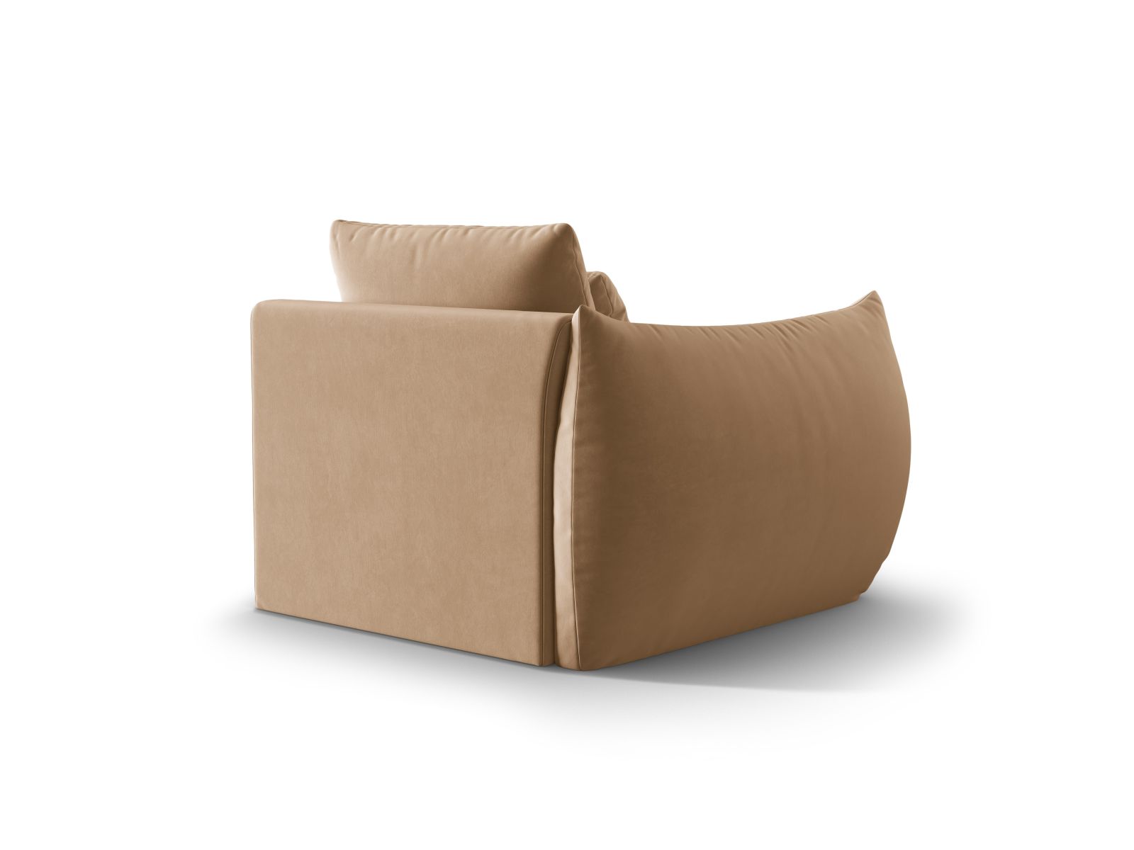 Velvet Modul Left, "Bloom", 1 Seat, 116x107x97