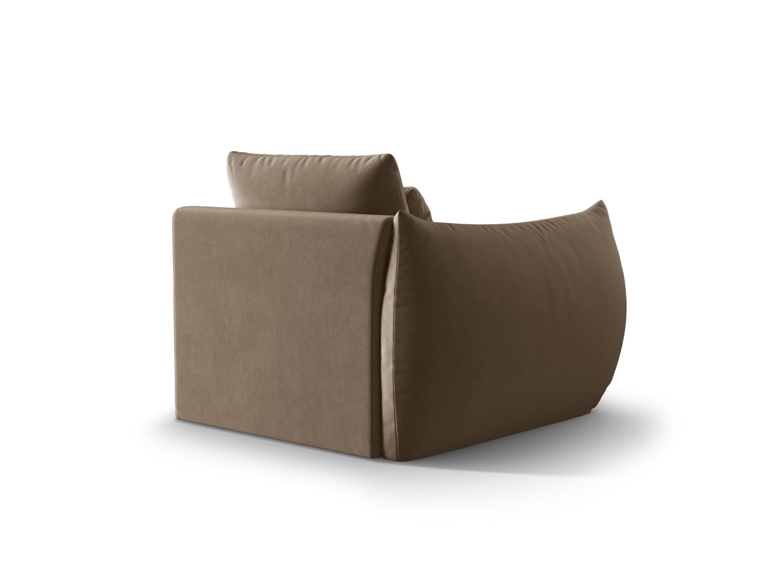 Velvet Modul Left, "Bloom", 1 Seat, 116x107x97