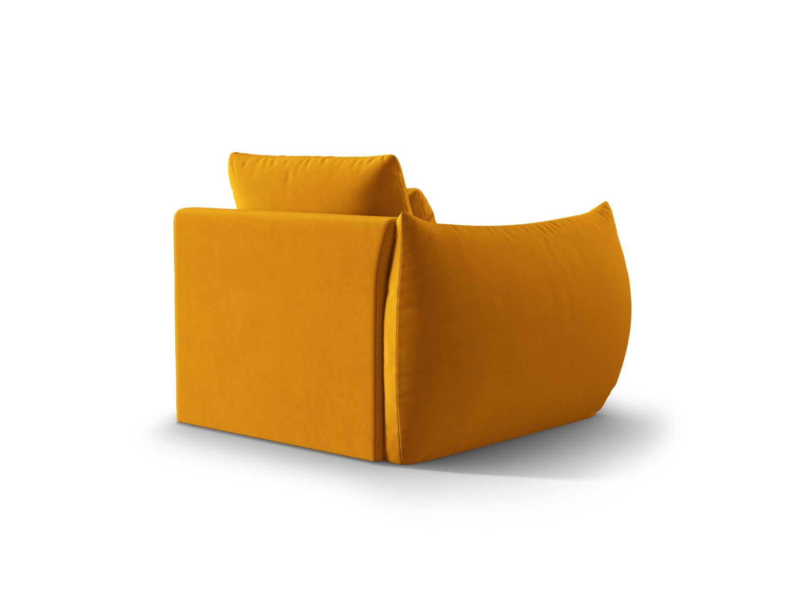 Velvet Modul Left, "Bloom", 1 Seat, 116x107x97