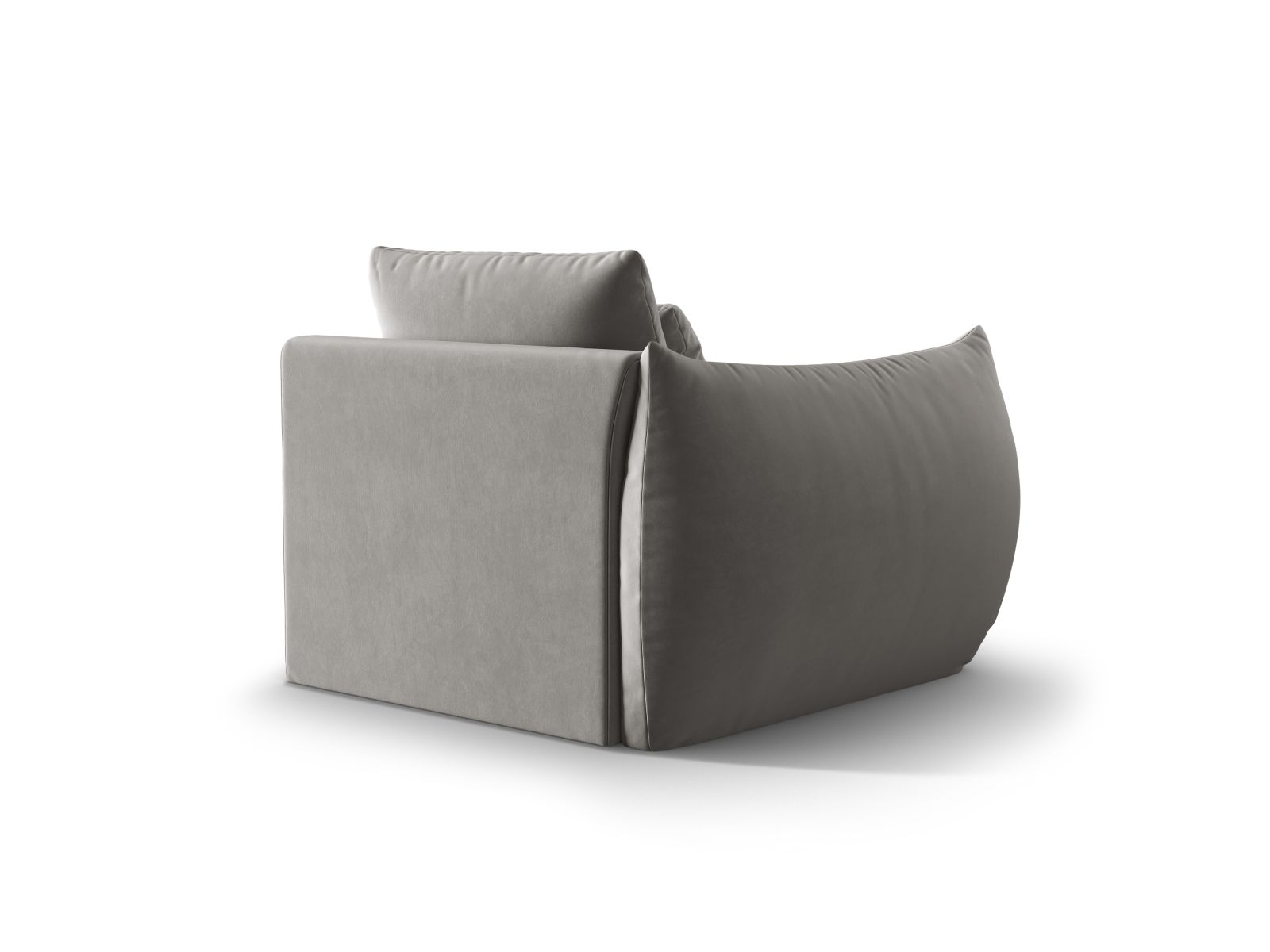 Velvet Modul Left, "Bloom", 1 Seat, 116x107x97