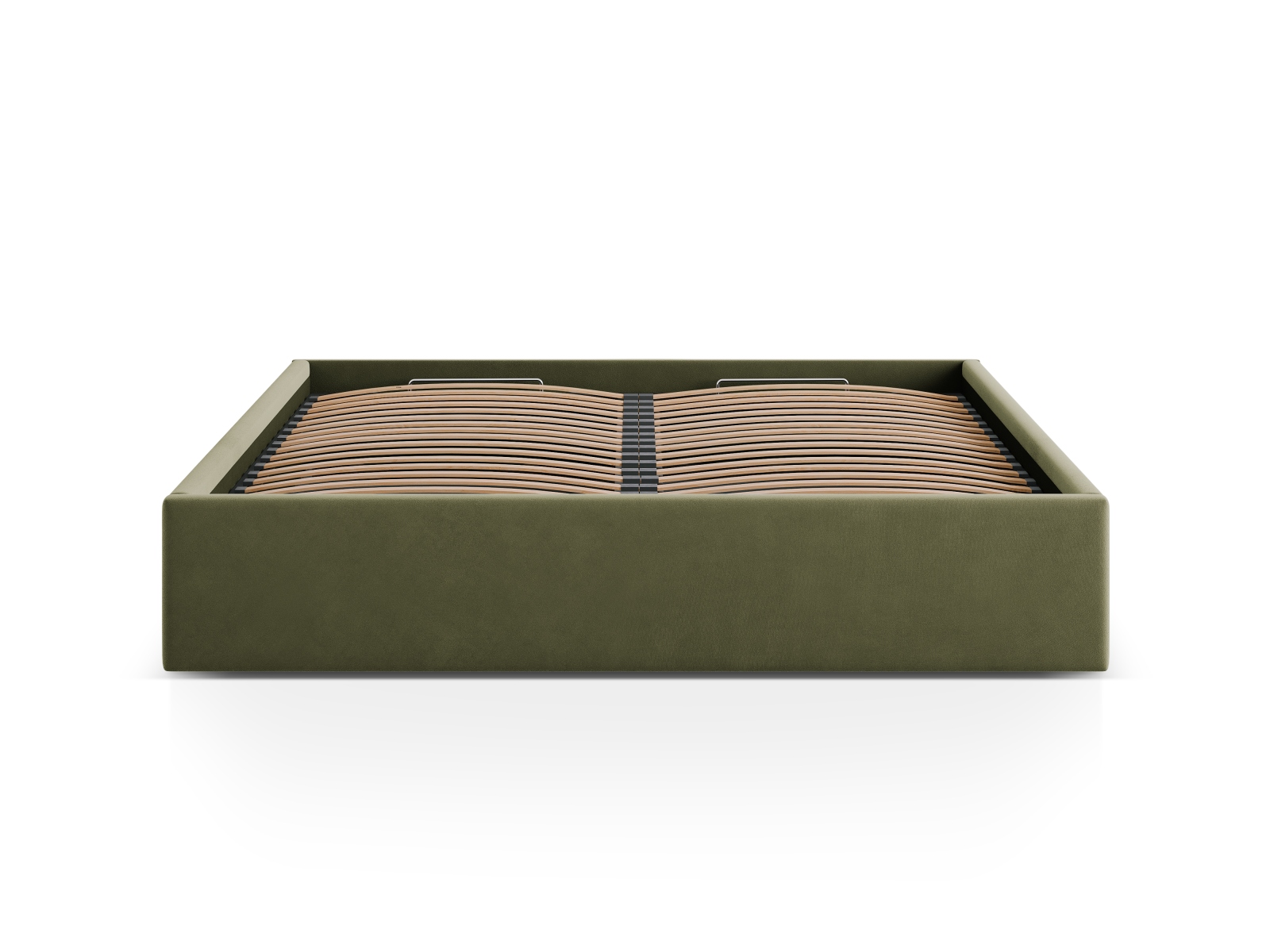 Velvet Storage Bed, "Susan", 210.5x208x34