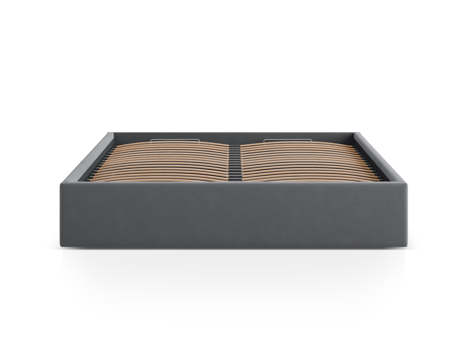 Velvet Storage Bed, "Susan", 210.5x208x34