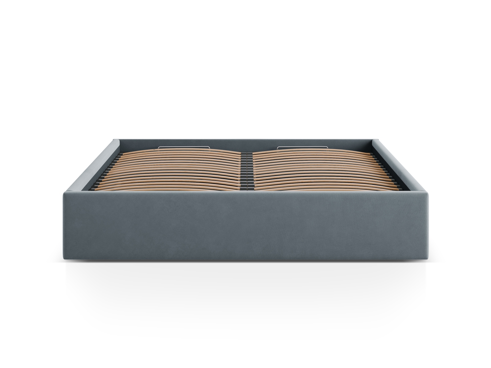 Velvet Storage Bed, "Susan", 170.5x208x34