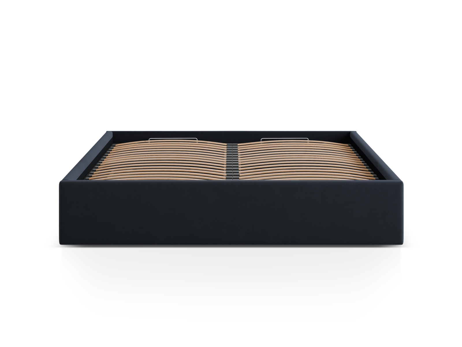 Velvet Storage Bed, "Susan", 150.5x208x34