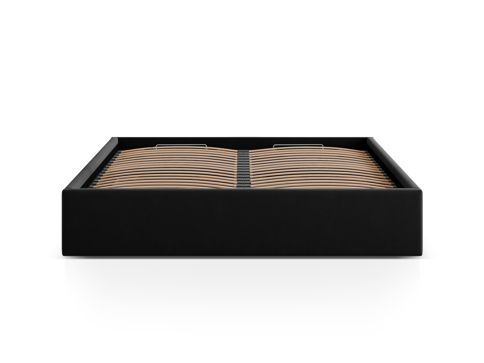 Velvet Storage Bed, "Susan", 150.5x208x34