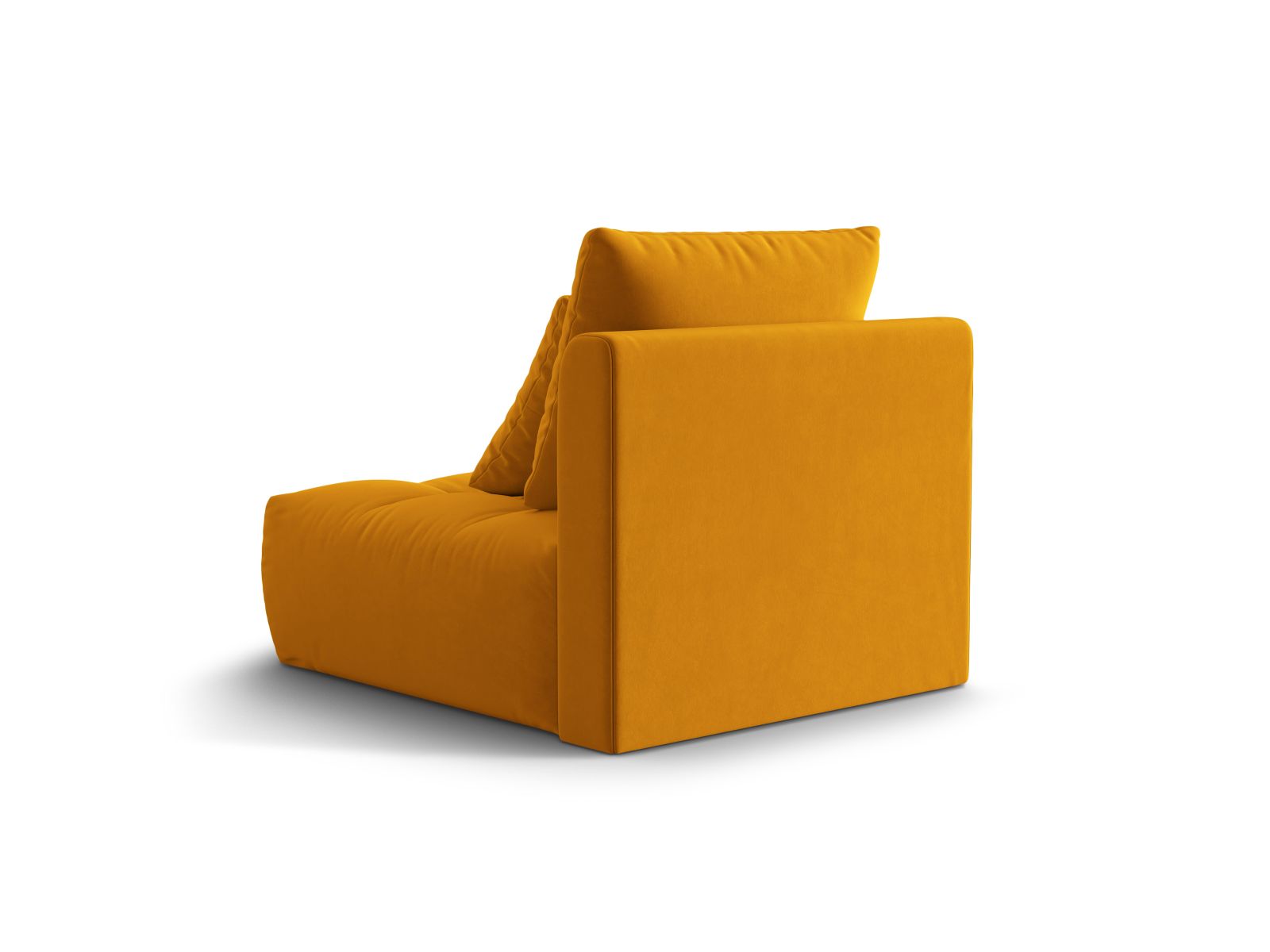 Velvet Modul Armless, "Bloom", 1 Seat, 95x107x97