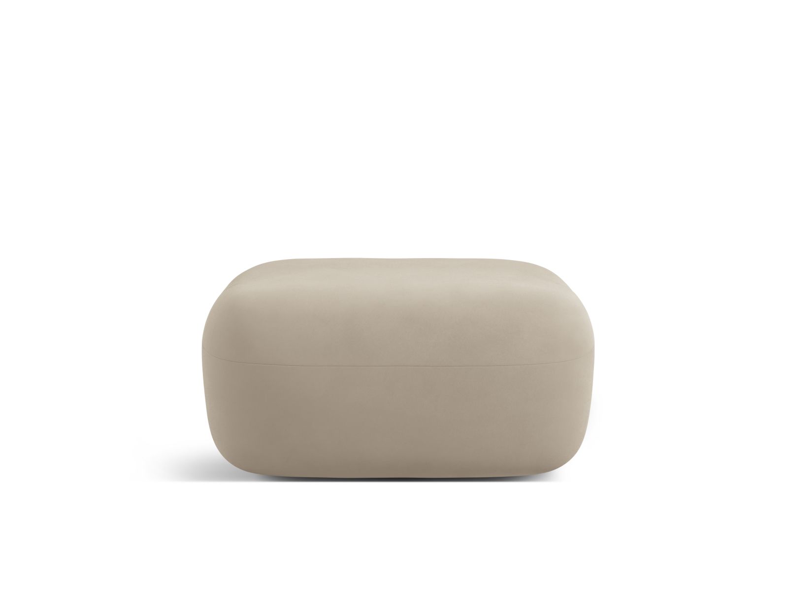 Velvet Pouf, "Jenny", 1 Seat, 90x88x40