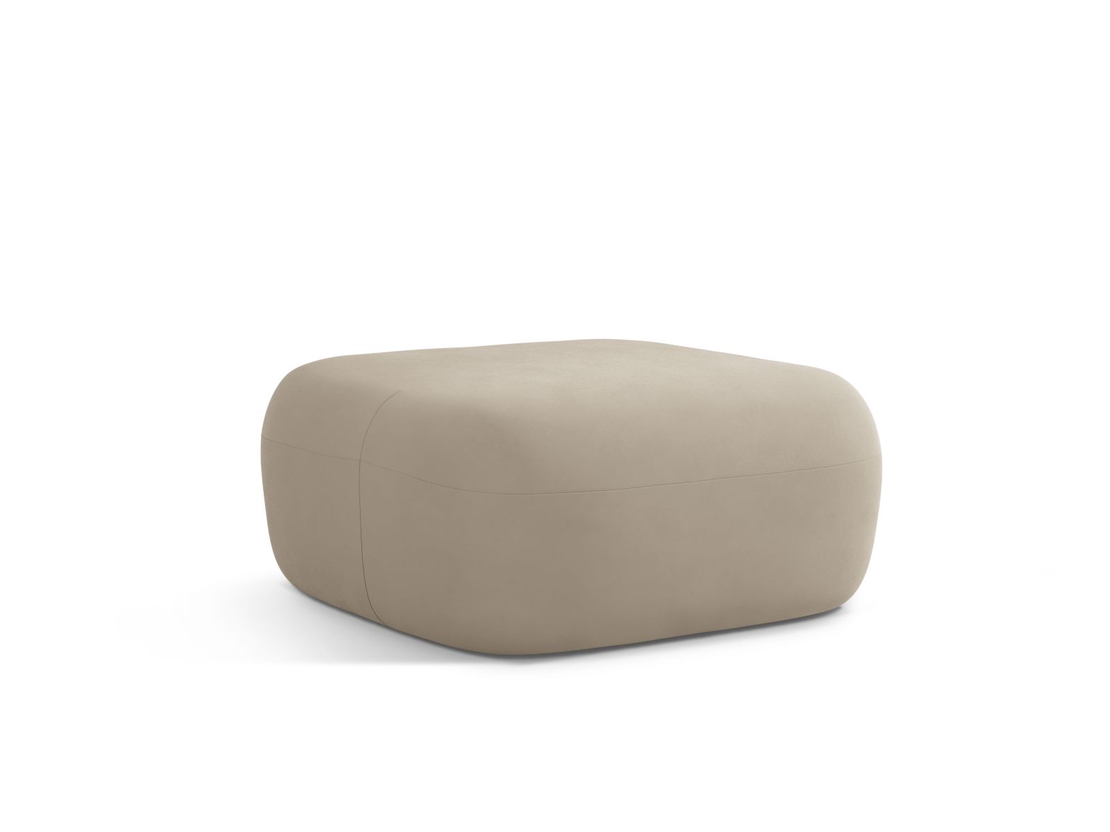 Velvet Pouf, "Jenny", 1 Seat, 90x88x40
