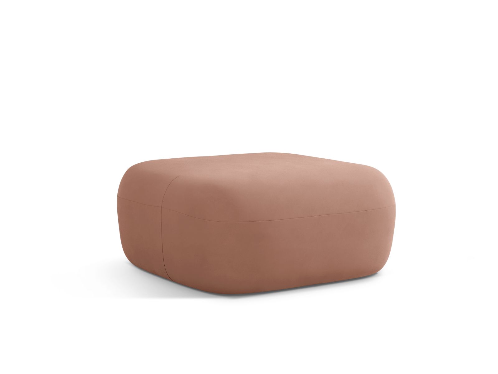 Velvet Pouf, "Jenny", 1 Seat, 90x88x40