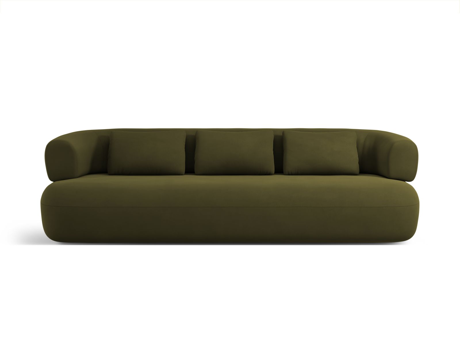 Velvet Sofa, "Jenny", 4 Seats, 226x90x73