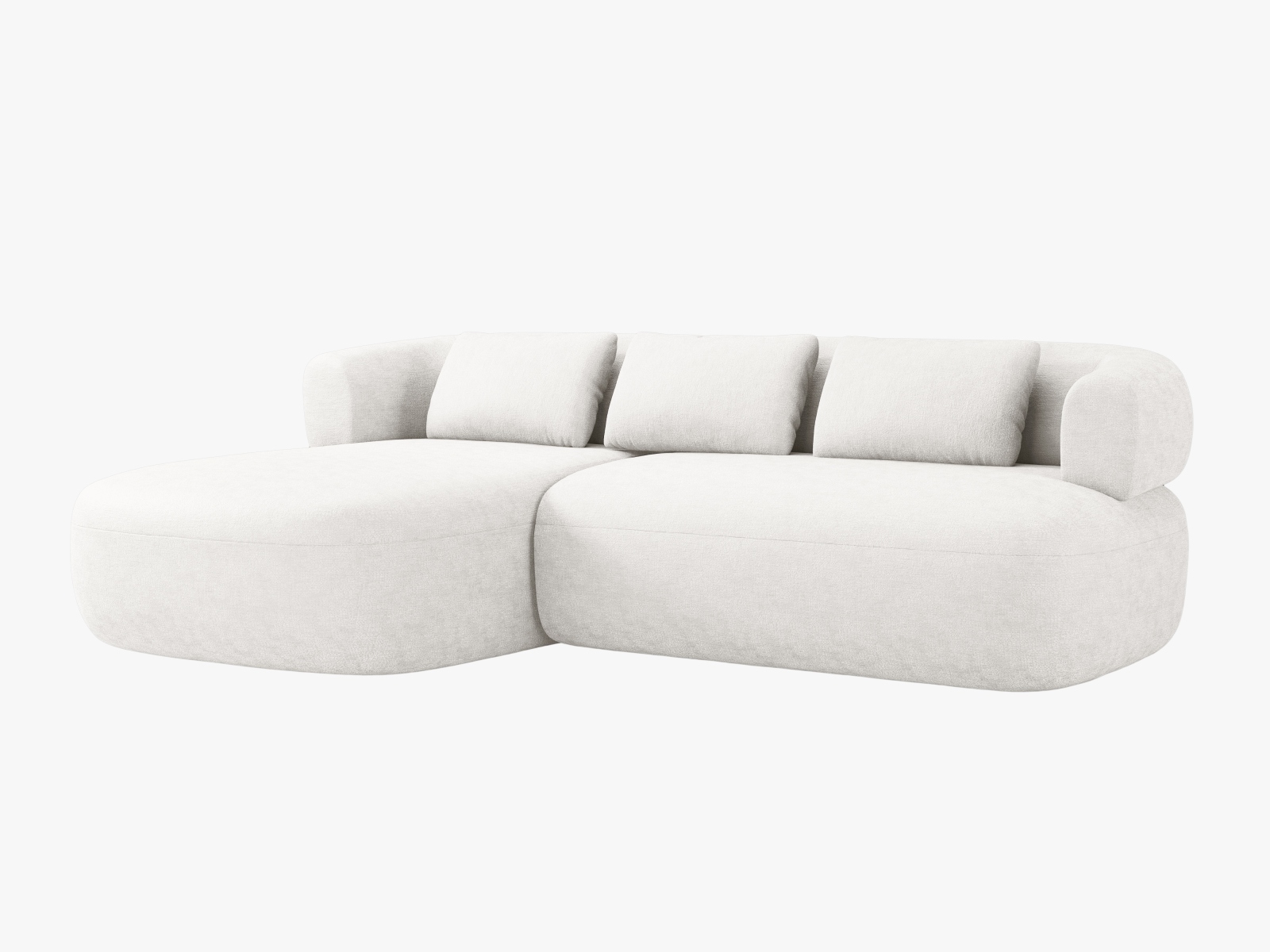 Left Corner Sofa, "Jenny", 5 Seats, 225x145x73