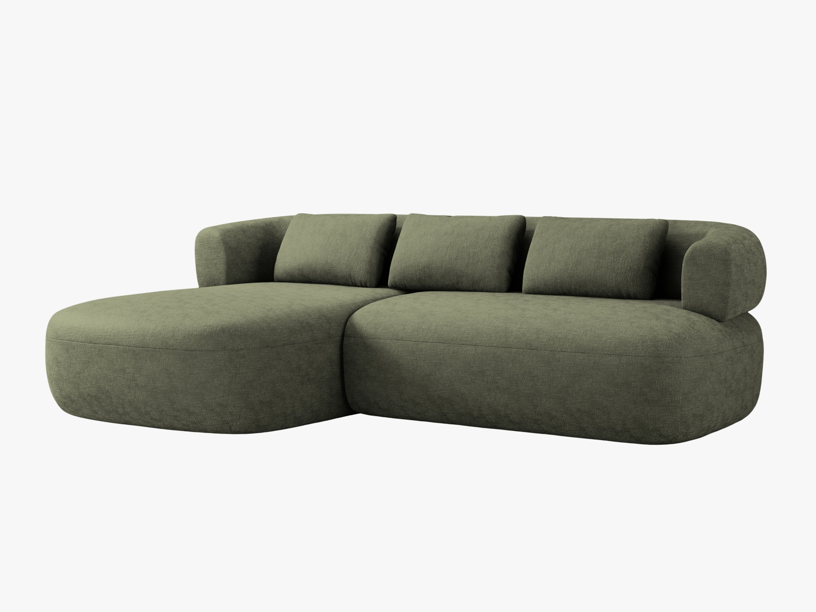 Left Corner Sofa, "Jenny", 5 Seats, 225x145x73