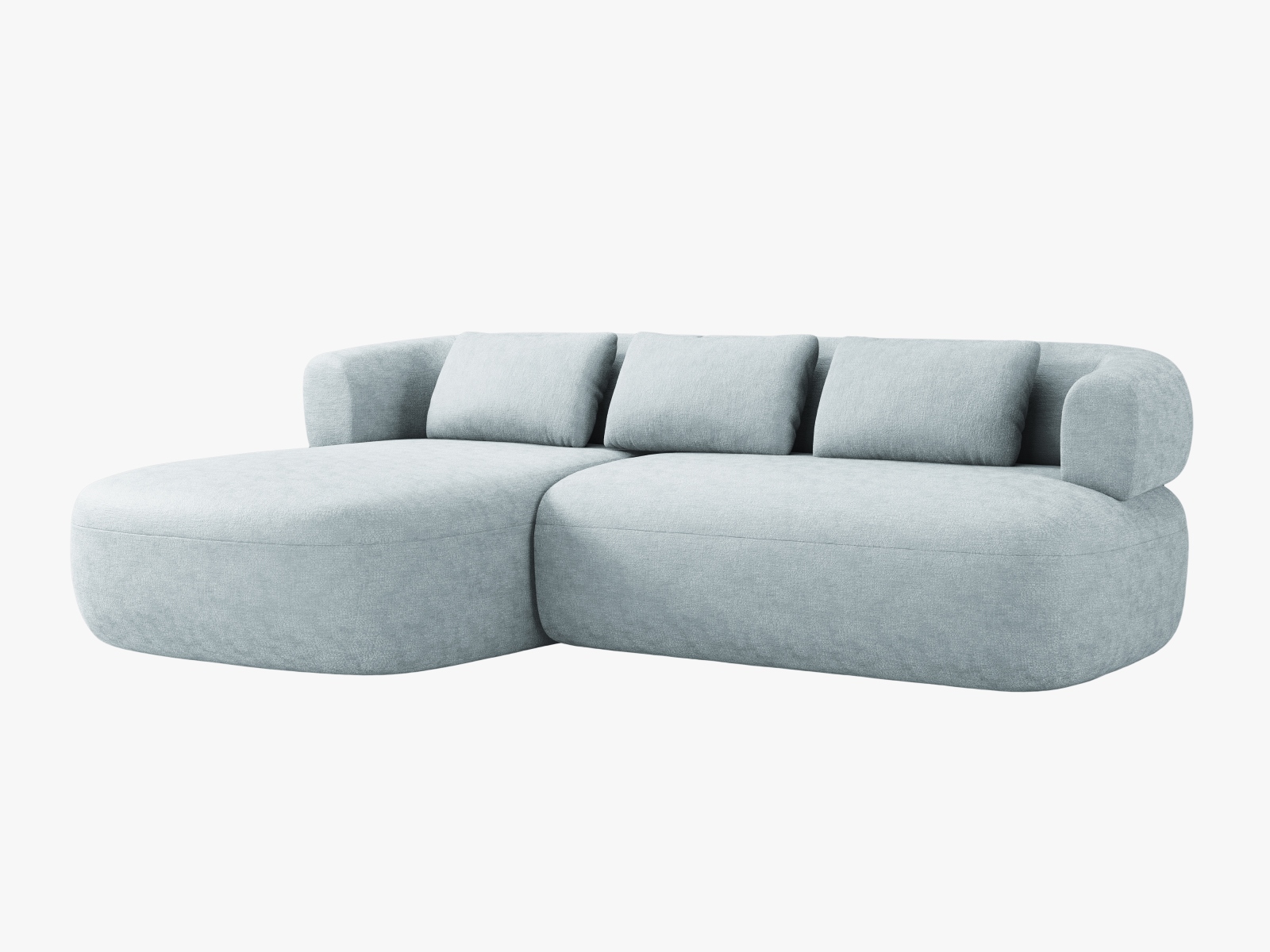 Left Corner Sofa, "Jenny", 5 Seats, 225x145x73
