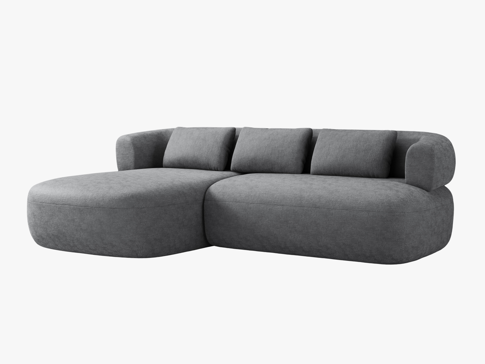 Left Corner Sofa, "Jenny", 5 Seats, 225x145x73