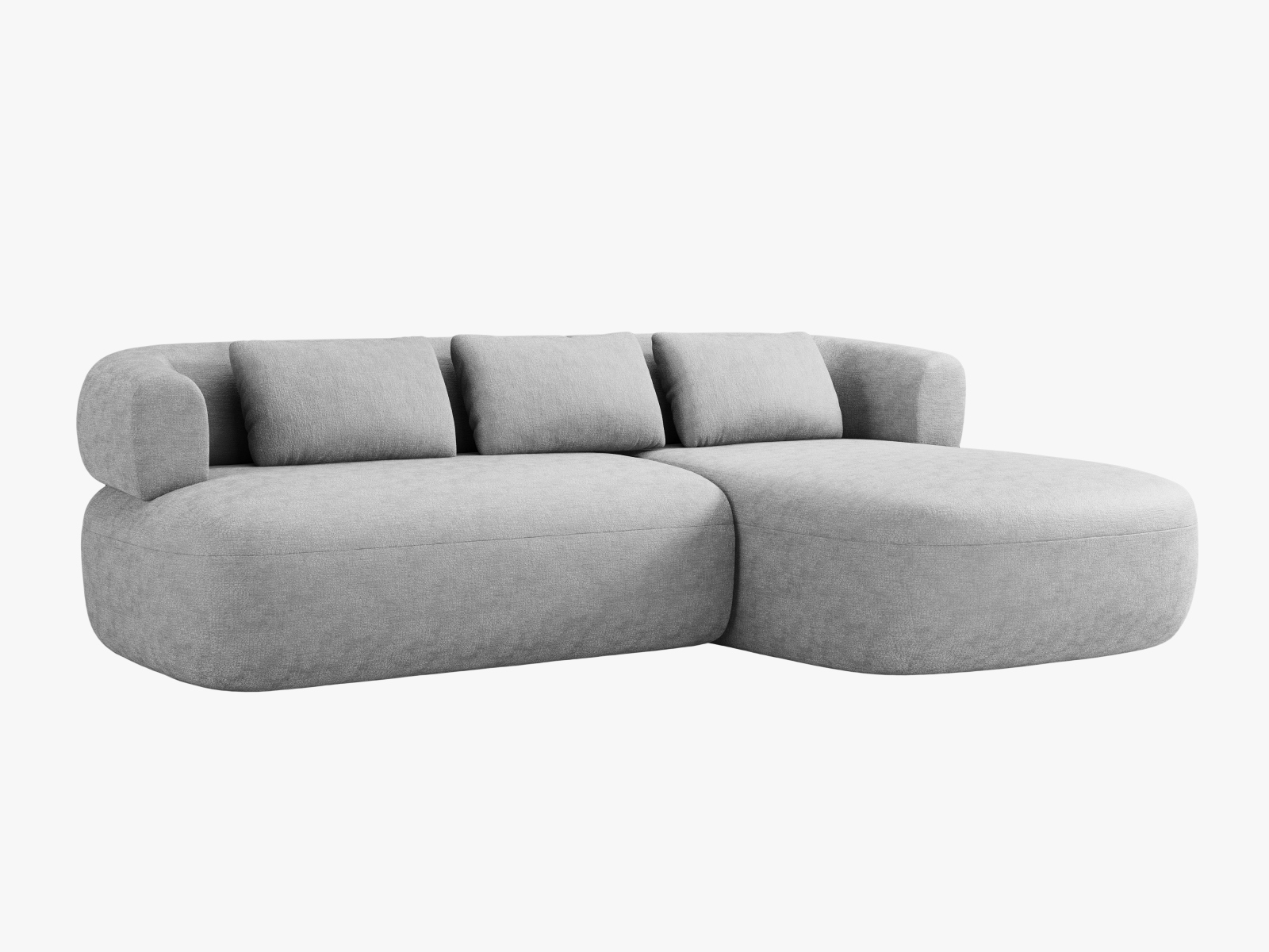Right Corner Sofa, "Jenny", 5 Seats, 225x145x73
