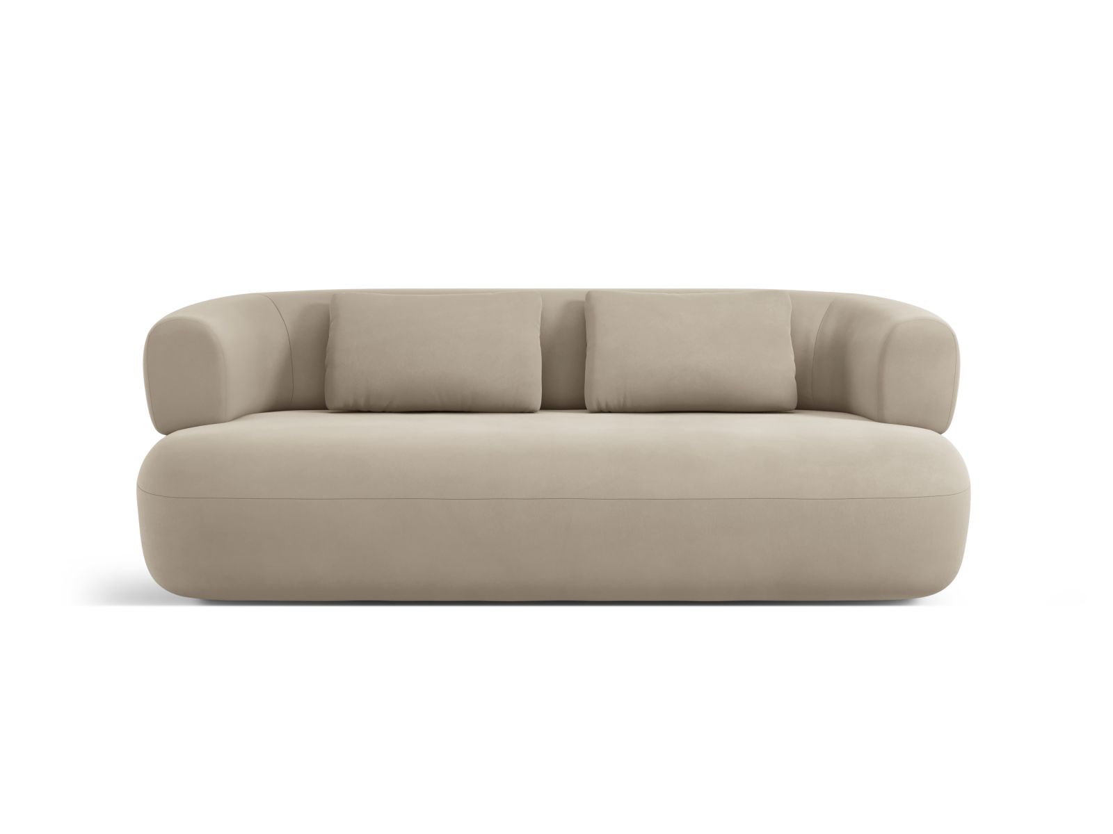 Velvet Sofa, "Jenny", 2 Seats, 178x90x73