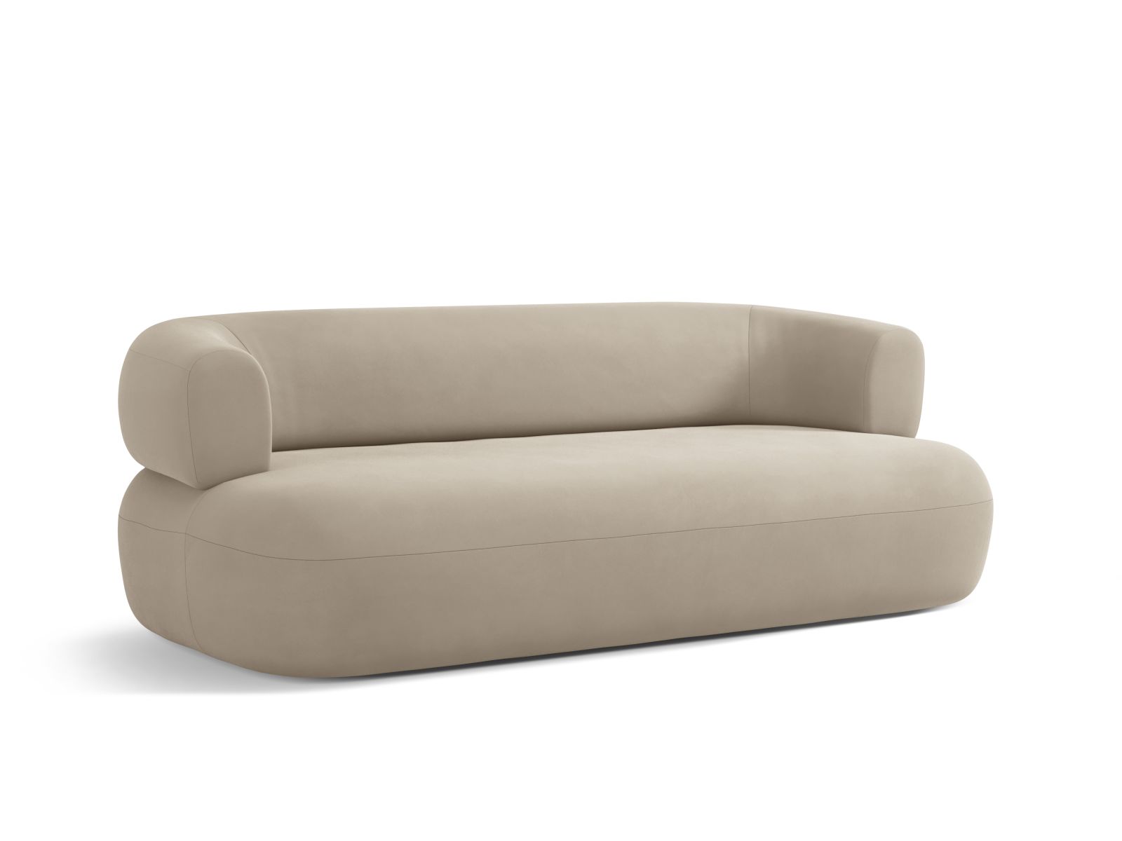 Velvet Sofa, "Jenny", 2 Seats, 178x90x73