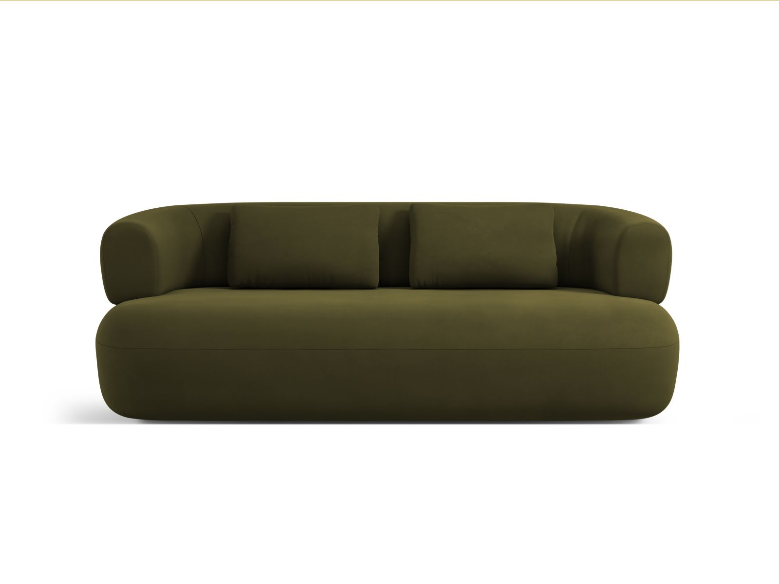 Velvet Sofa, "Jenny", 2 Seats, 178x90x73
