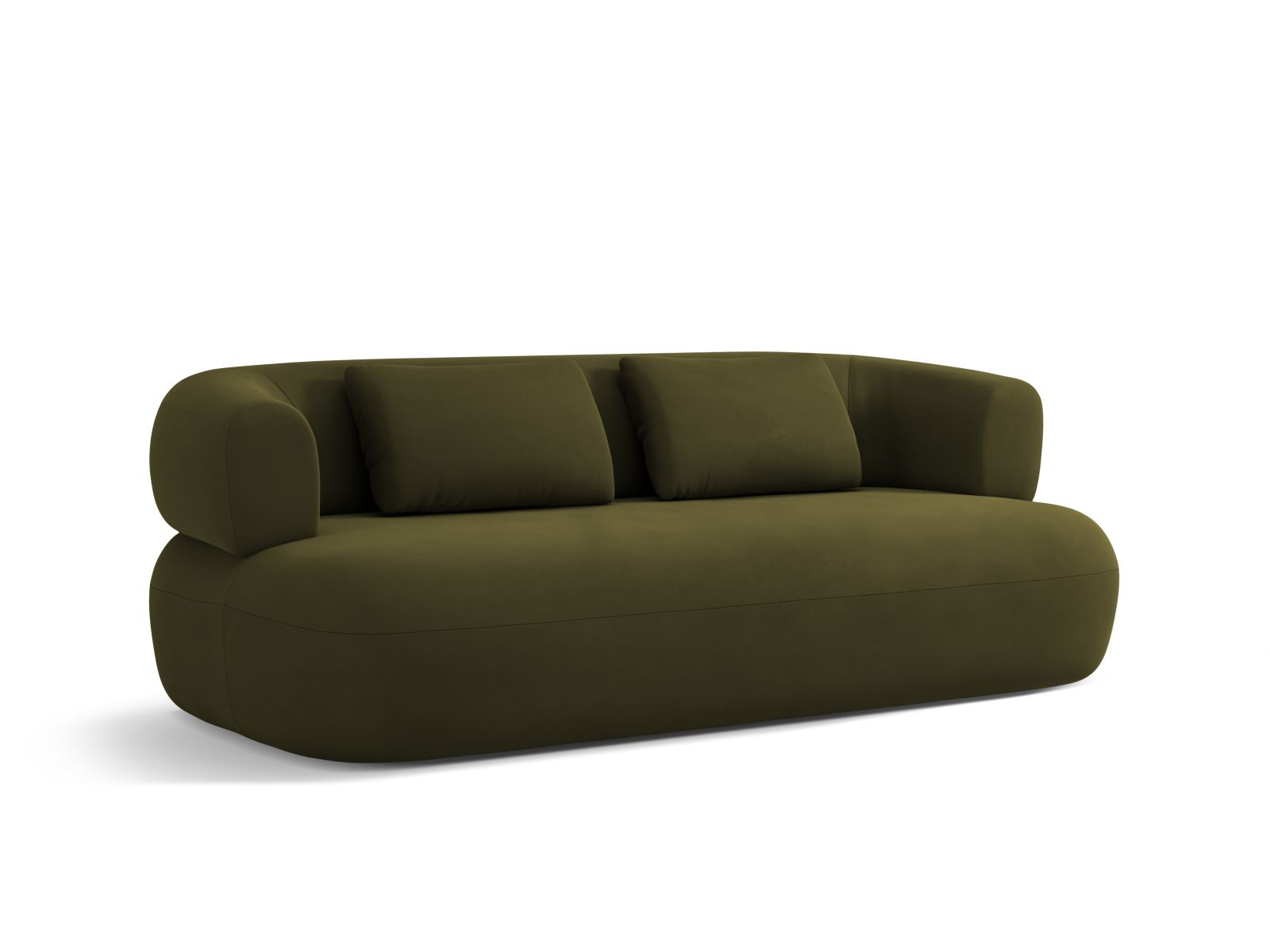 Velvet Sofa, "Jenny", 2 Seats, 178x90x73