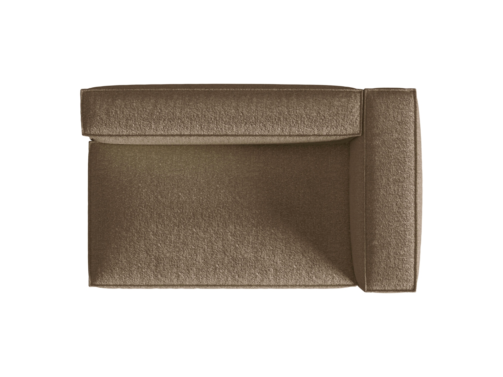 Boucle Right Modular Sofa, "Nuria", 3 Seats, 185x110x72