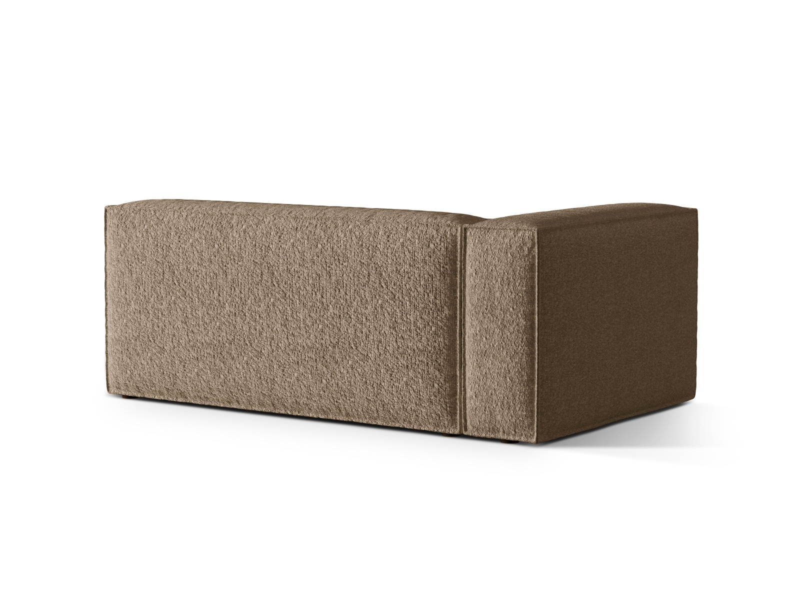 Boucle Left Modular Sofa, "Nuria", 3 Seats, 185x110x72