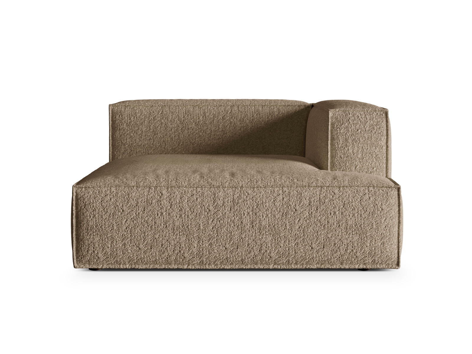 Boucle Chaise Longue Right, "Nuria", 1 Seat, 147x147x72