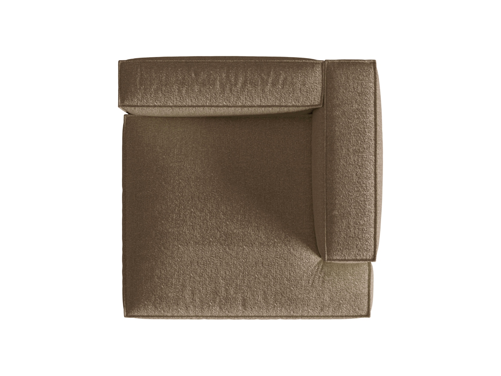 Boucle Chaise Longue Right, "Nuria", 1 Seat, 147x147x72