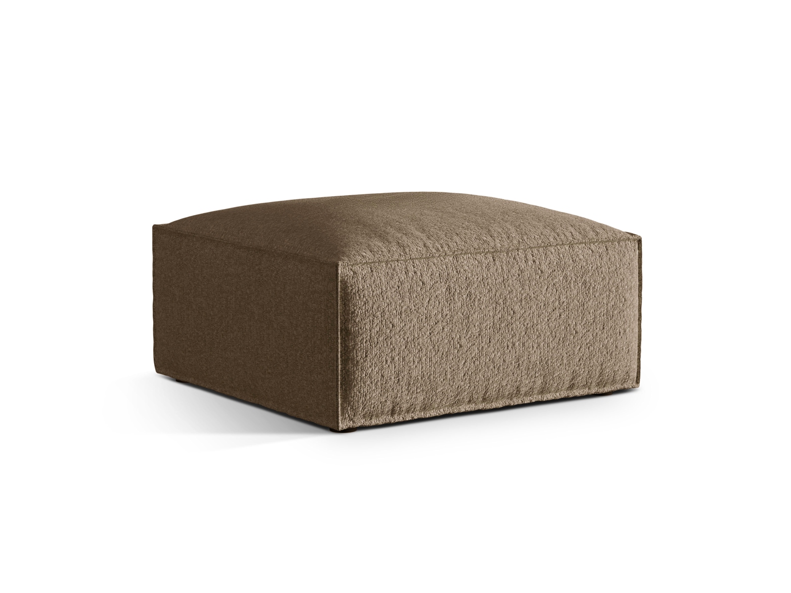 Boucle Pouf, "Nuria", 1 Seat, 85x85x45